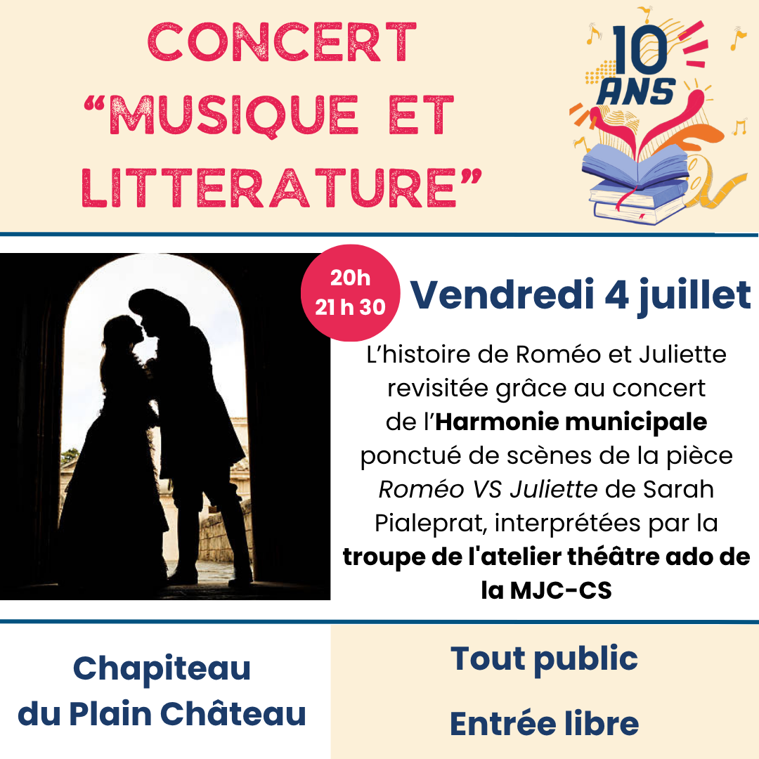 Couverture de CONCERT - "Musique et Littérature"