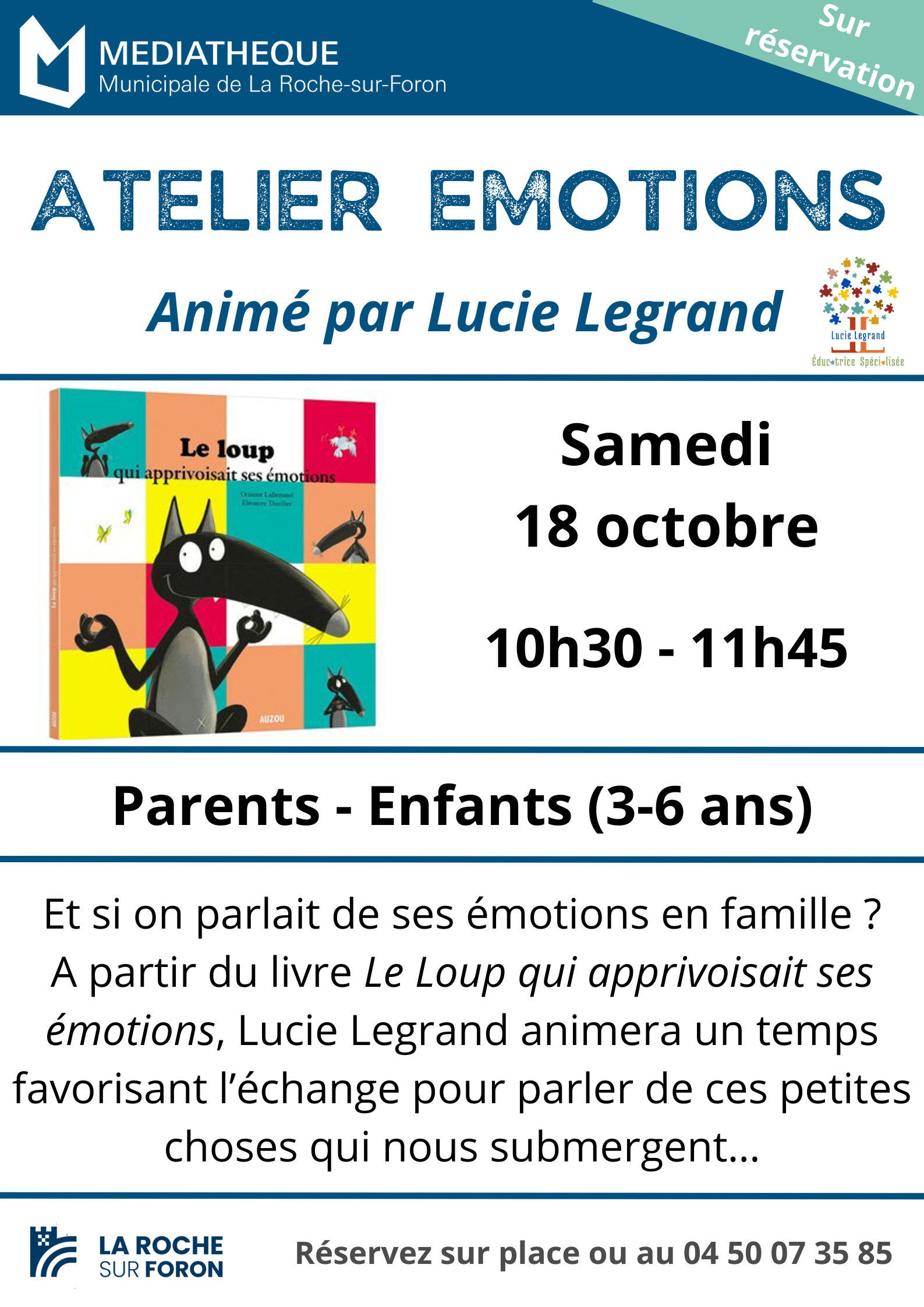 Couverture de ATELIER EMOTIONS