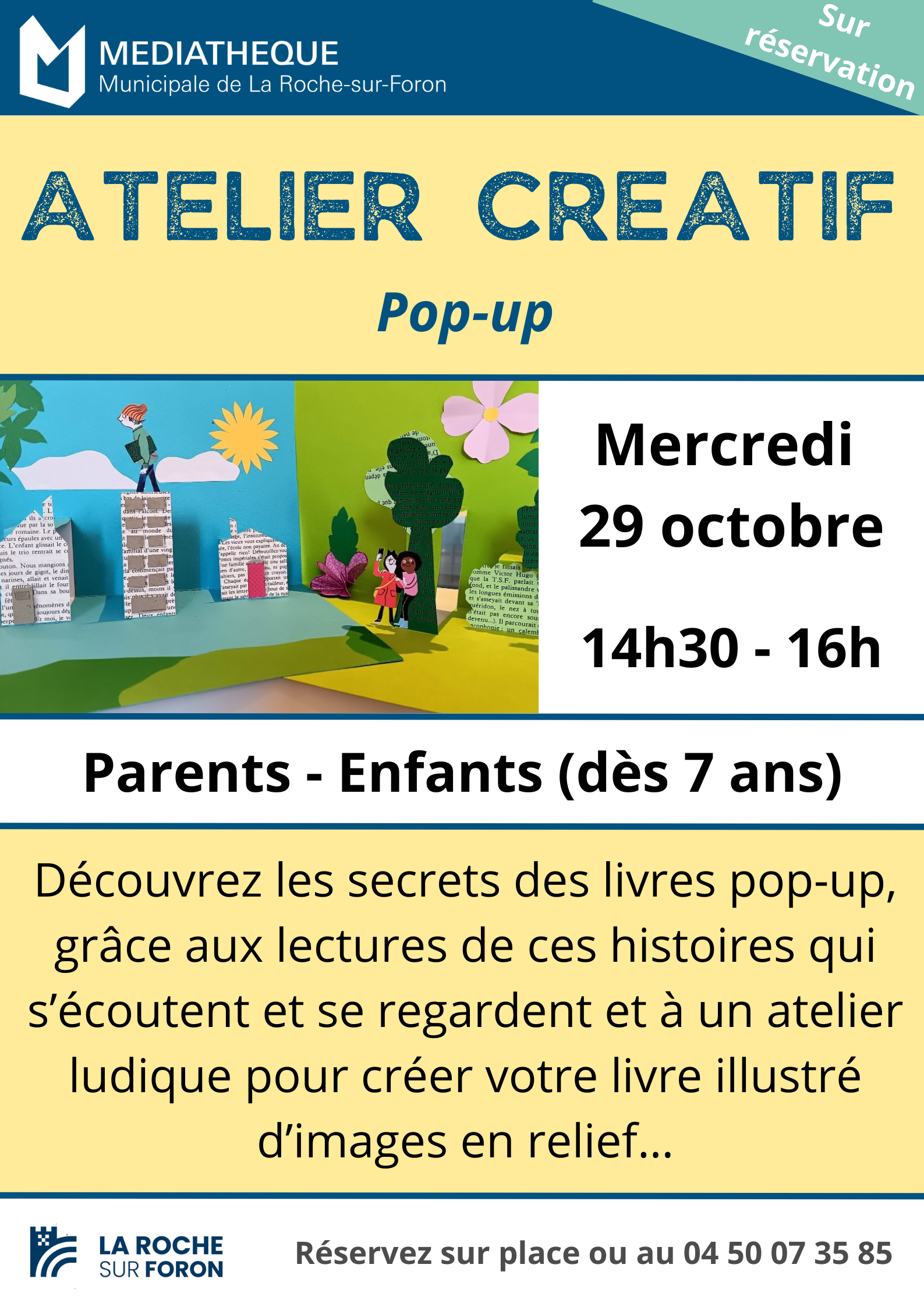 Couverture de ATELIER CREATIF - Pop-up