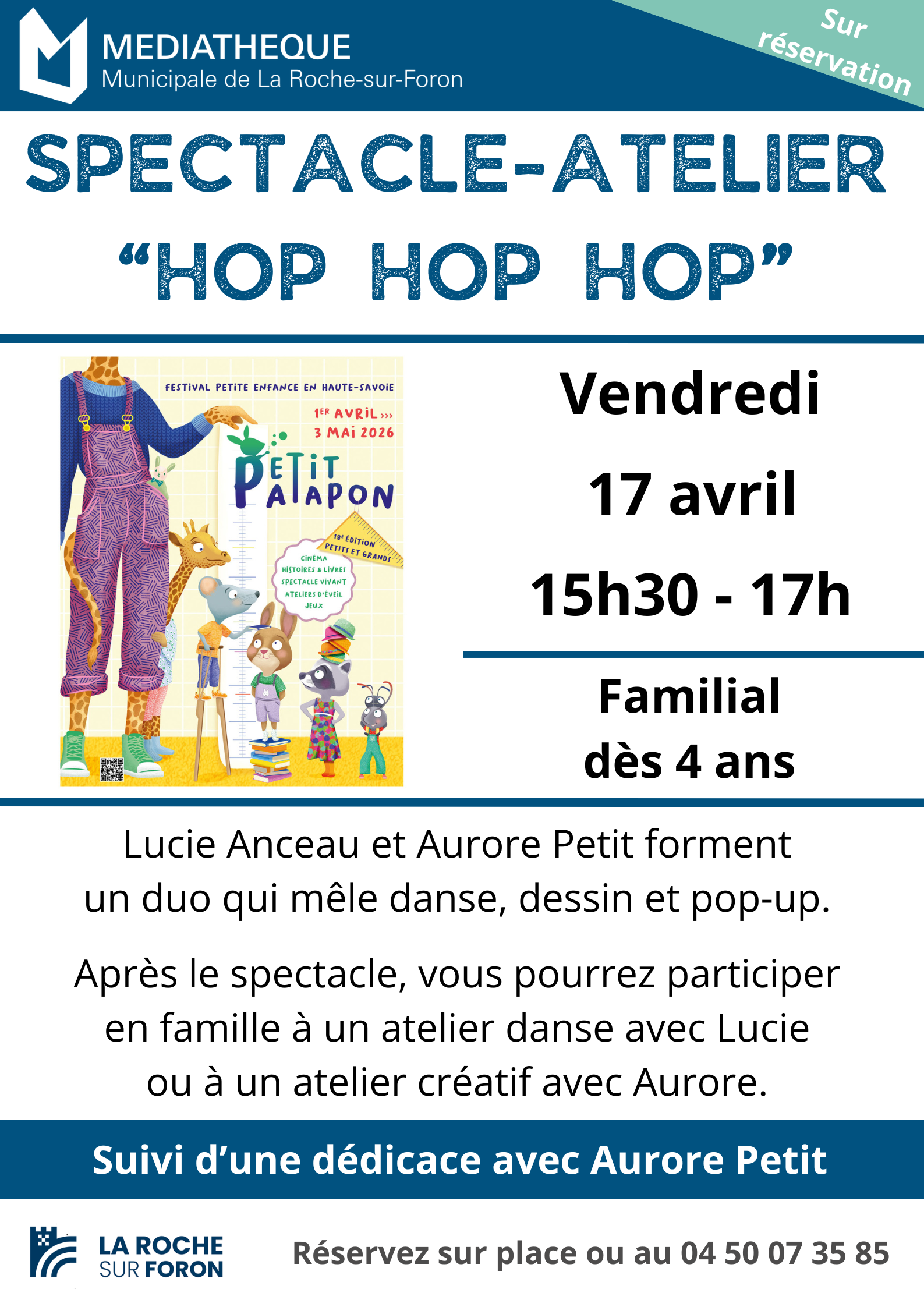 Couverture de Spectacle-Atelier : HOP HOP HOP