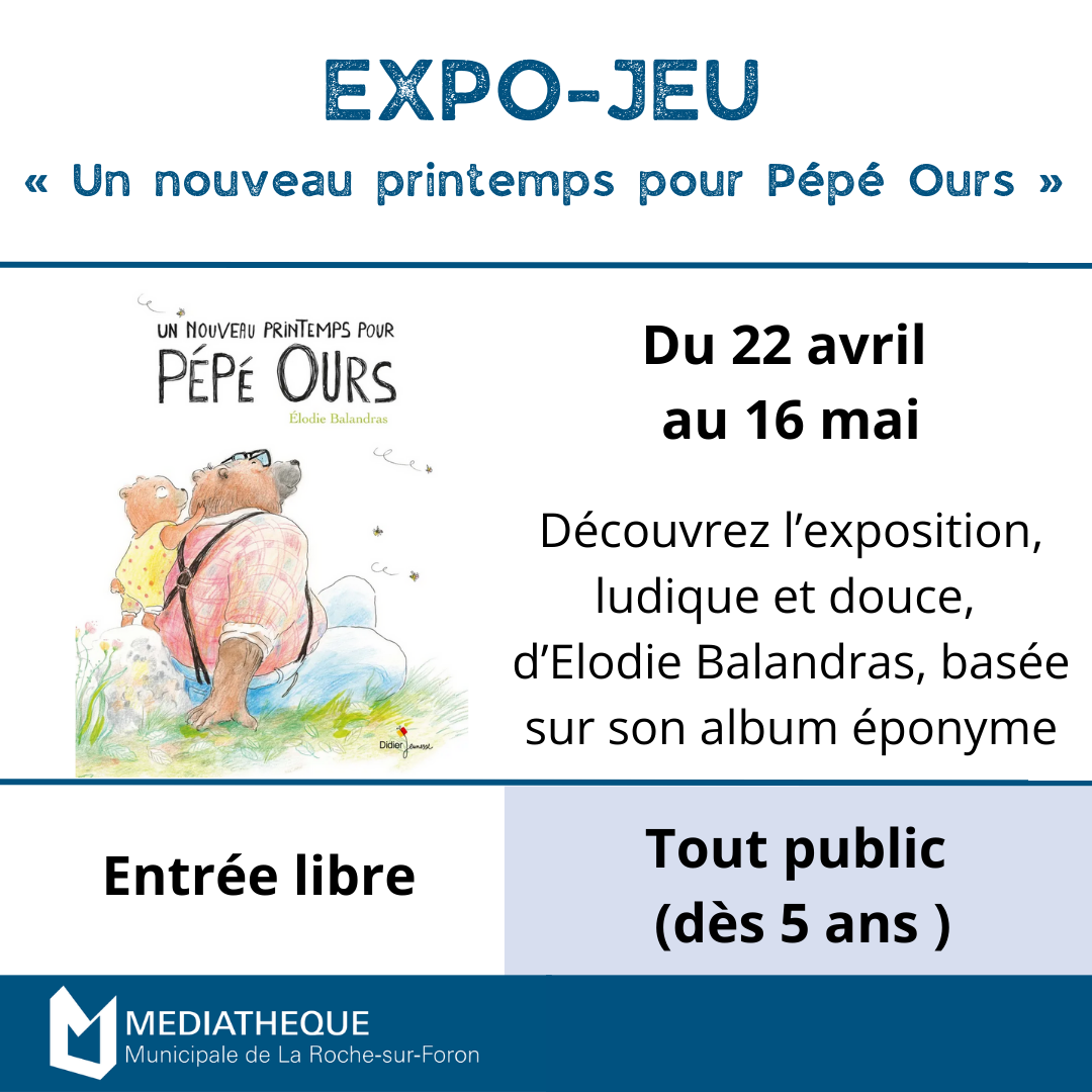 Couverture de UN NOUVEAU PRINTEMPS POUR PEPE OURS - Expo-Jeu