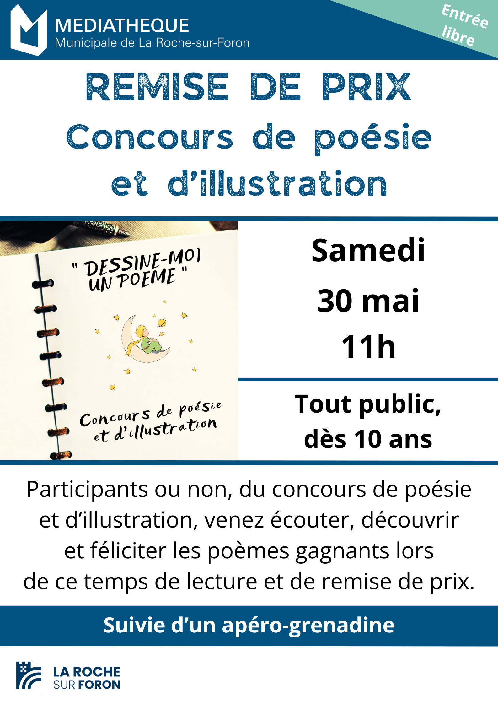 Couverture de Remise de prix du concours "Dessine-moi un po&egrave;me"
