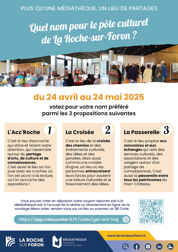 Couverture de NOM DU POLE CULTUREL : Faites votre choix !
